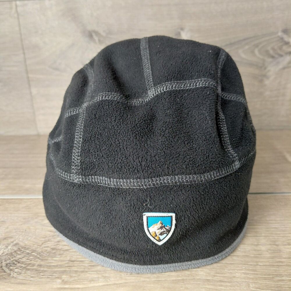 Kuhl Skull Cap Beanie Unisex Black Fleece Winter Hat One Size Outdoor Gorpcore